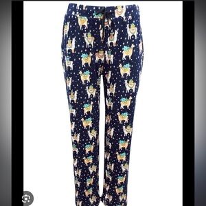 FatFace Festive Christmas Holiday Llama In Navy Size 8